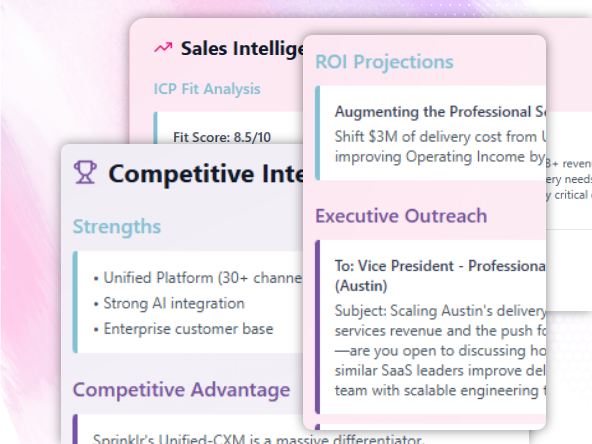 Sound relevant from the first message