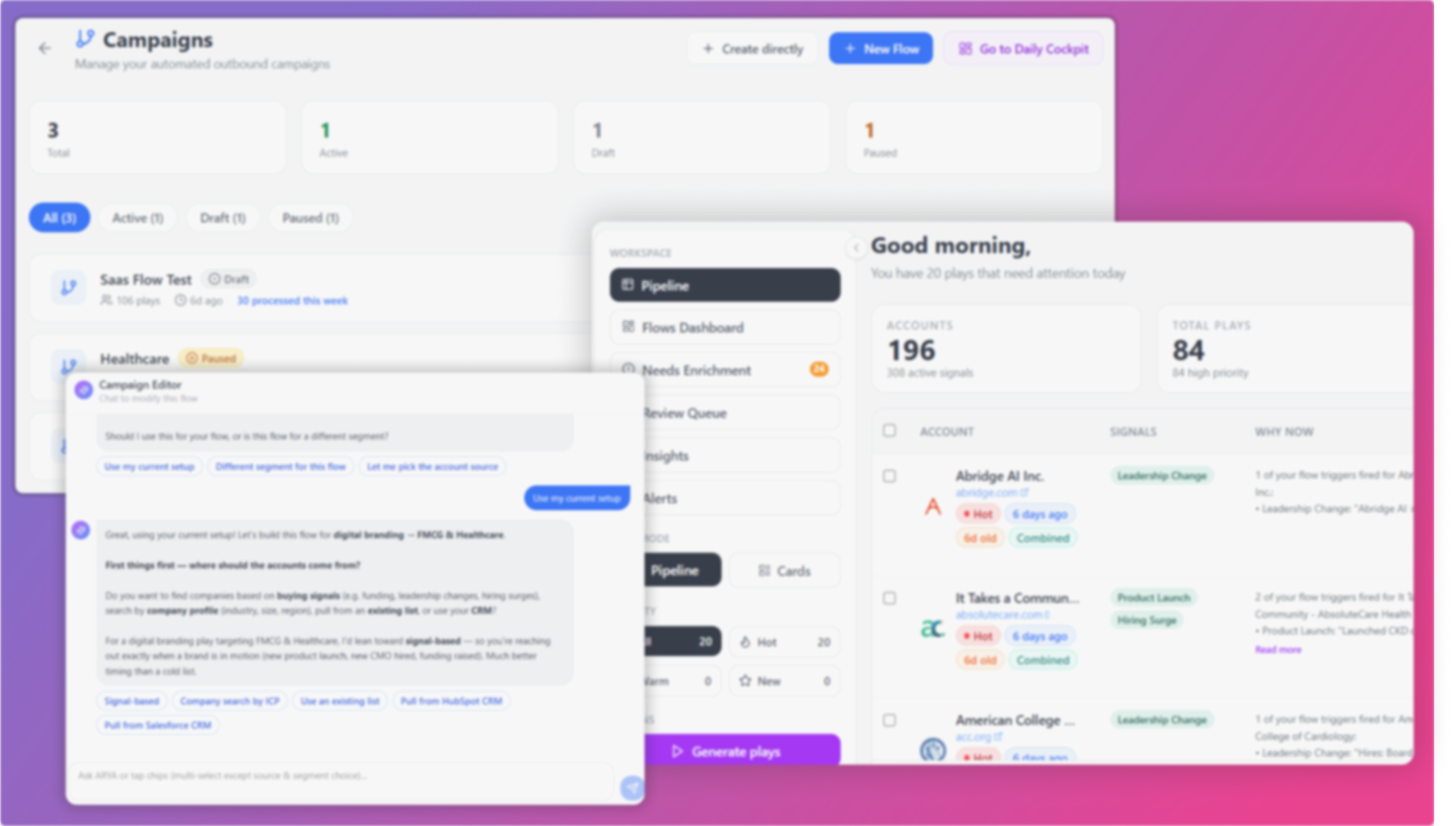 Youkti Conversational Campaign Builder